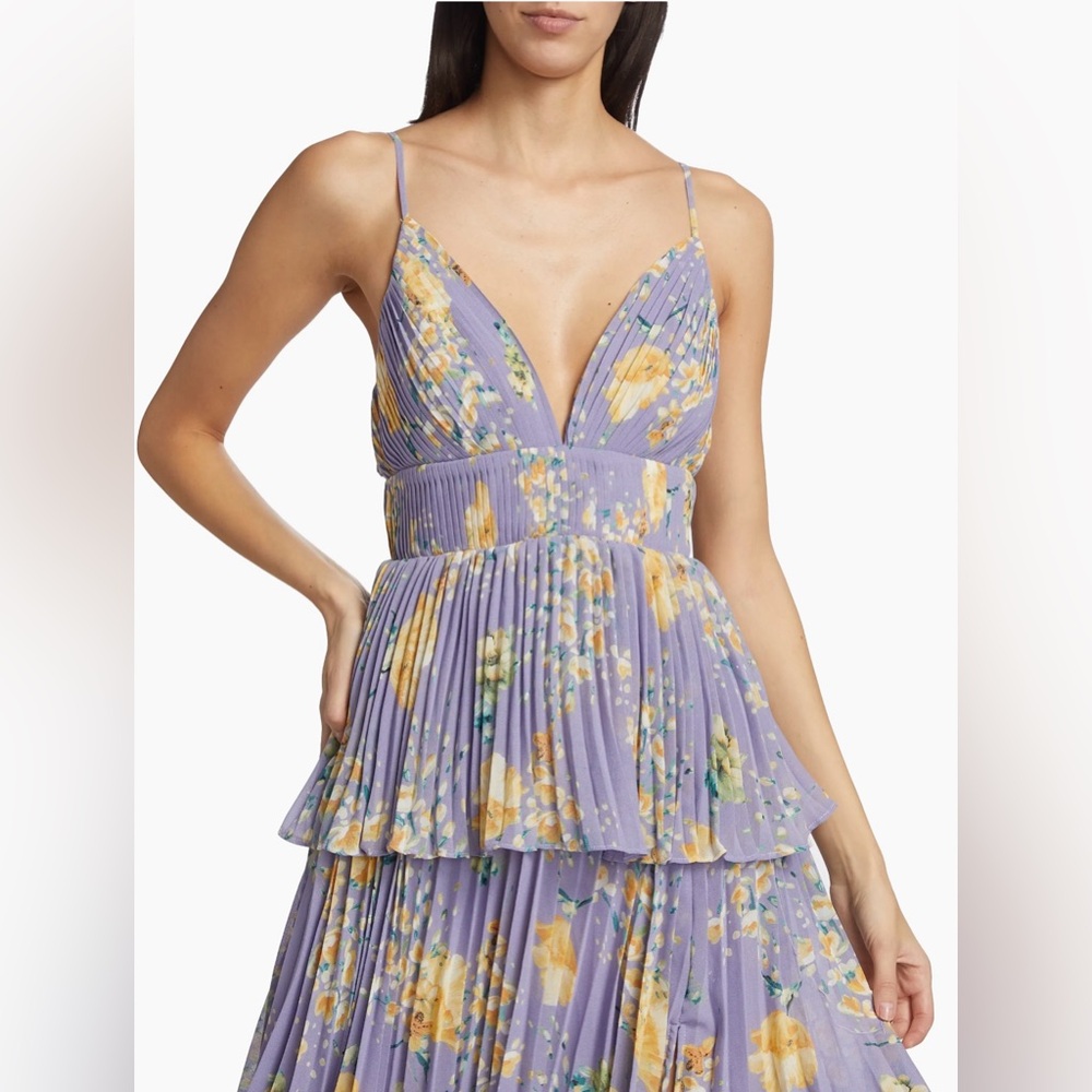 NWT Astr The Label Zaida Floral Tiered Maxi Dress - Picture 5 of 13